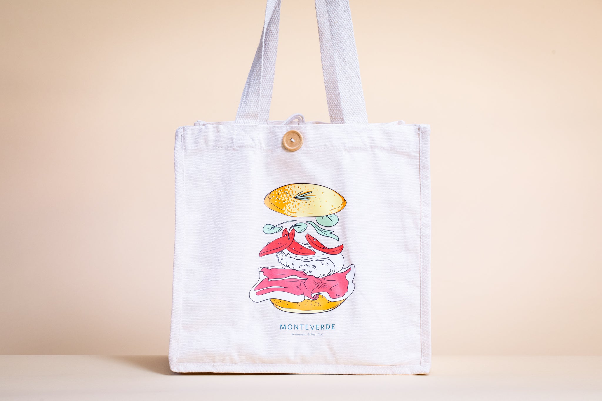 Burrata e Ham Tote Bag