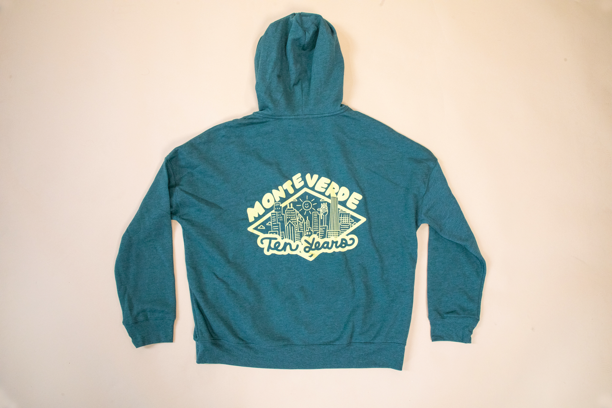 Green 10-Year Zip Hoodie