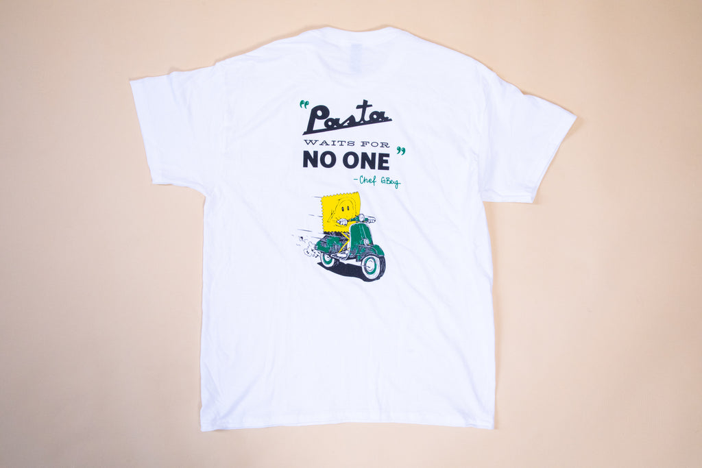 Pasta Waits for No One Tee